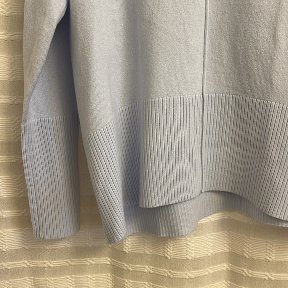 French Connection Baby Blue Turtleneck Sweater Medium - Picture 3 of 6